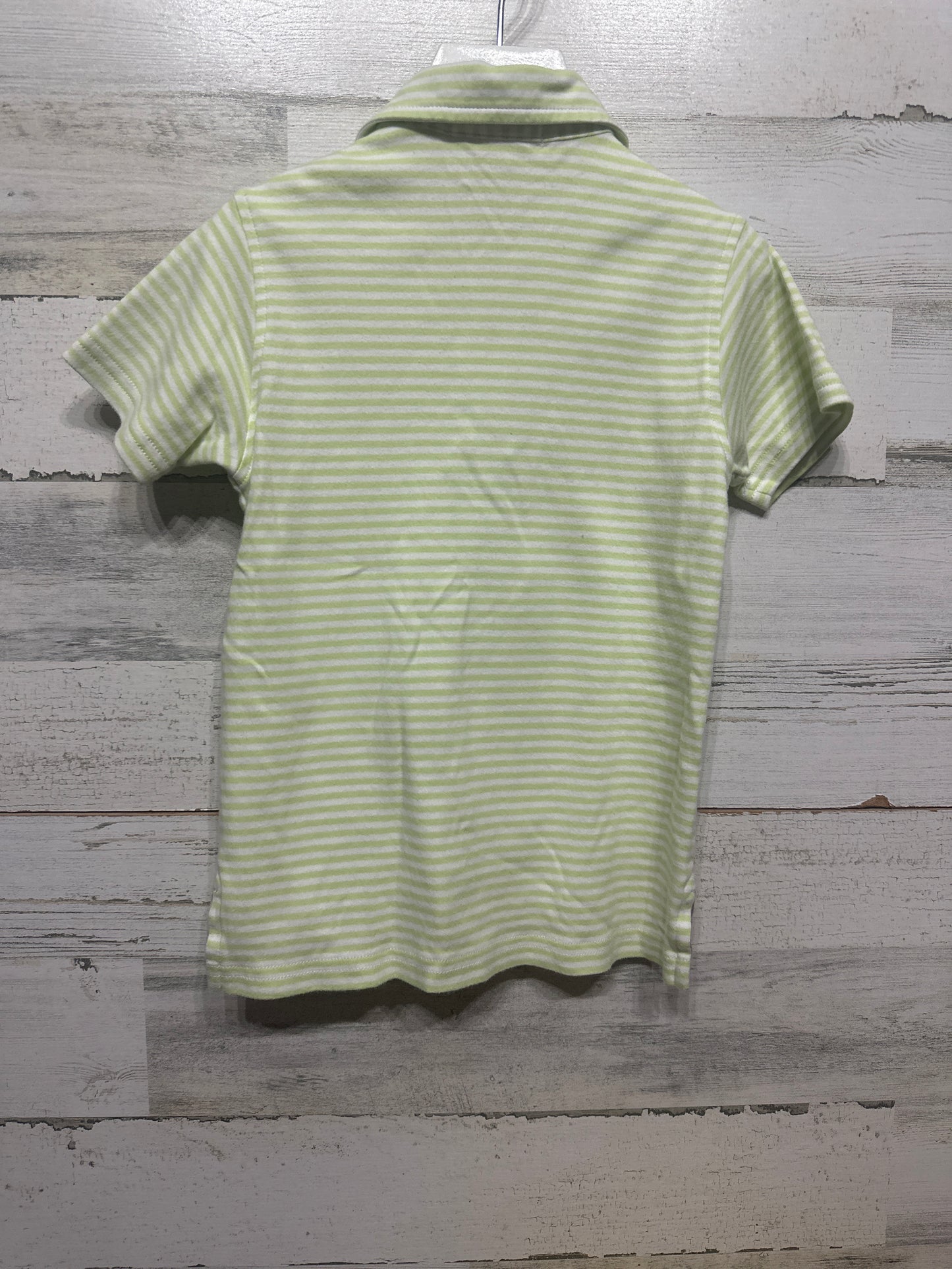 Boys Size 5 TBBC Pima Green Striped Shirt - Play Condition*