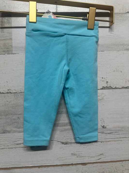 Size 0-3m Kickee Pants Bamboo Jersey Leggings - Shining Sea - New With Tags
