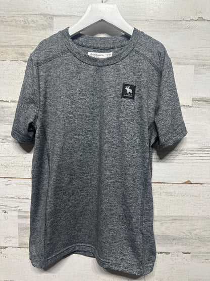 Boys Size 9-10 Abercrombie Kids Grey Drifit Shirt -  Very Good Used Condition