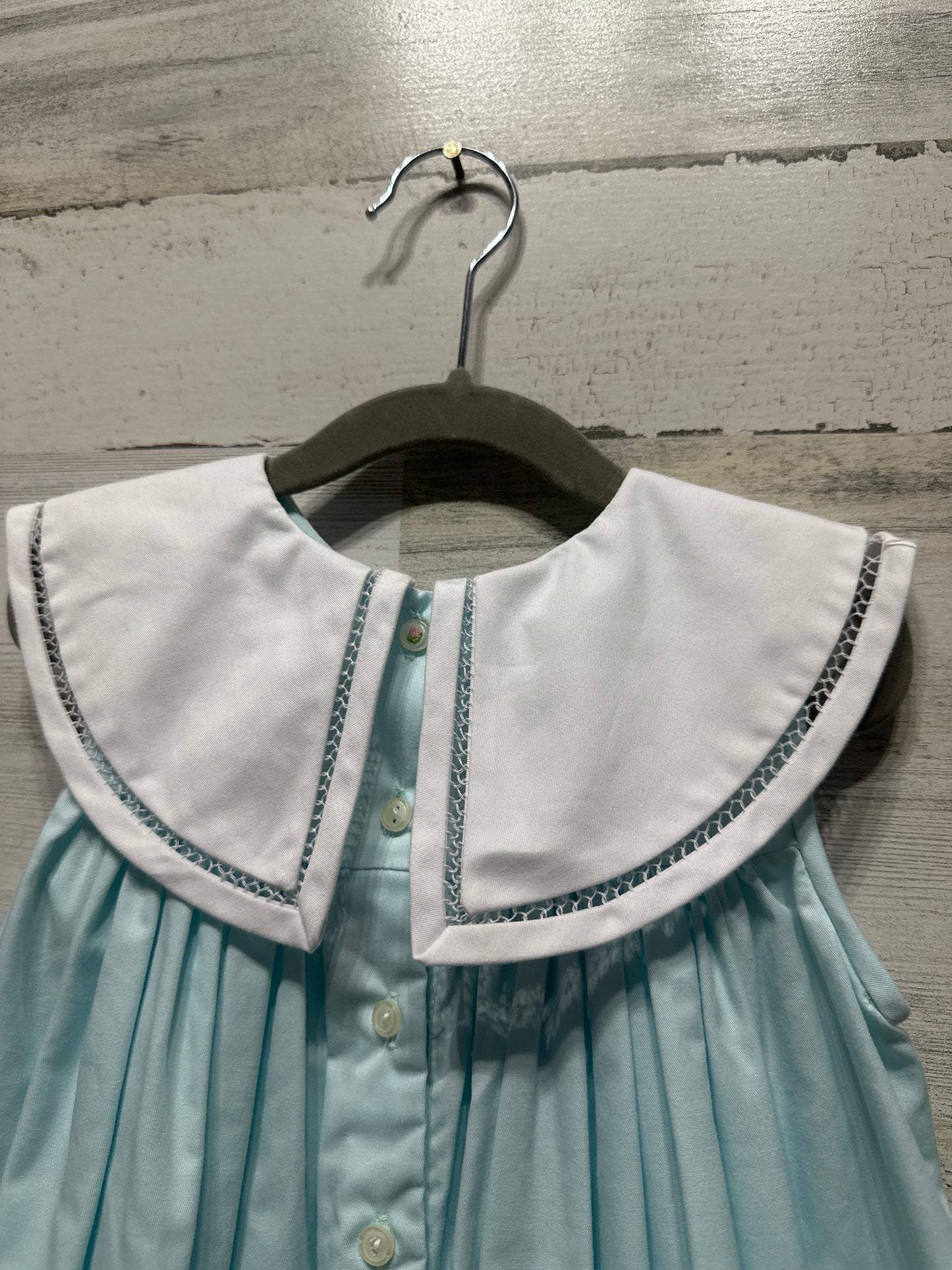 Girls Size 4 Years The Proper Peony Mint Magnolia Dress - Very Good Used Condition