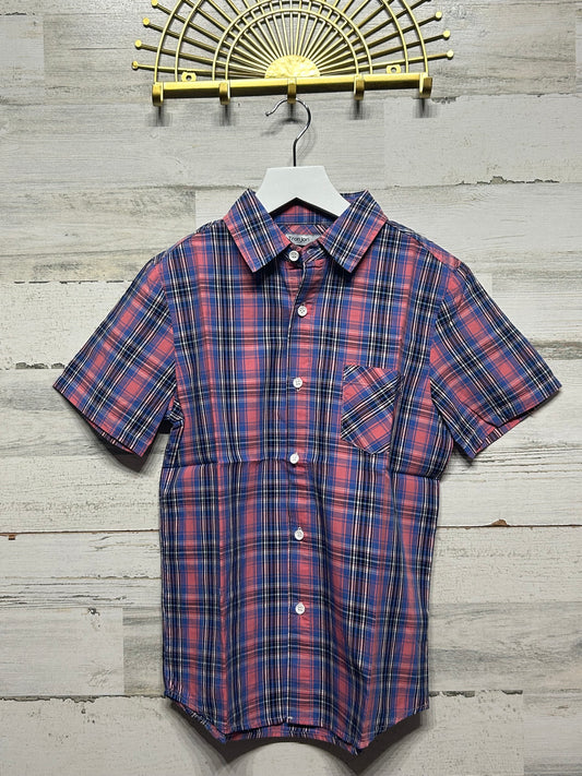 Boys Size 10 Tronjori Plaid Shirt - New With Tags