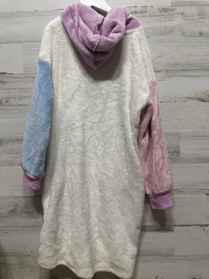 Girls Preowned Size 10-12 Art Class Fleece Hooded Nightgown - Good Used Condition