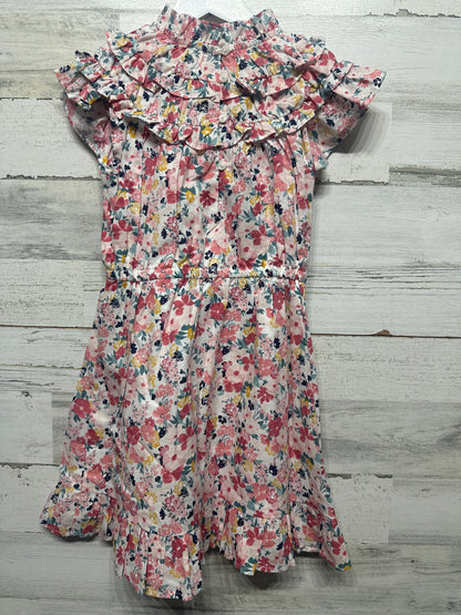Girls Size 7 Janie and Jack Floral Dress- Very Good Used Condition