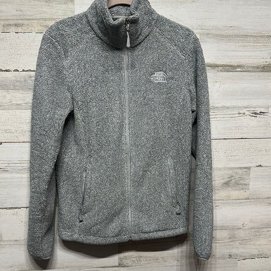 Women's Size Small The North Face Grey Fleece Jacket - Good Used Condition