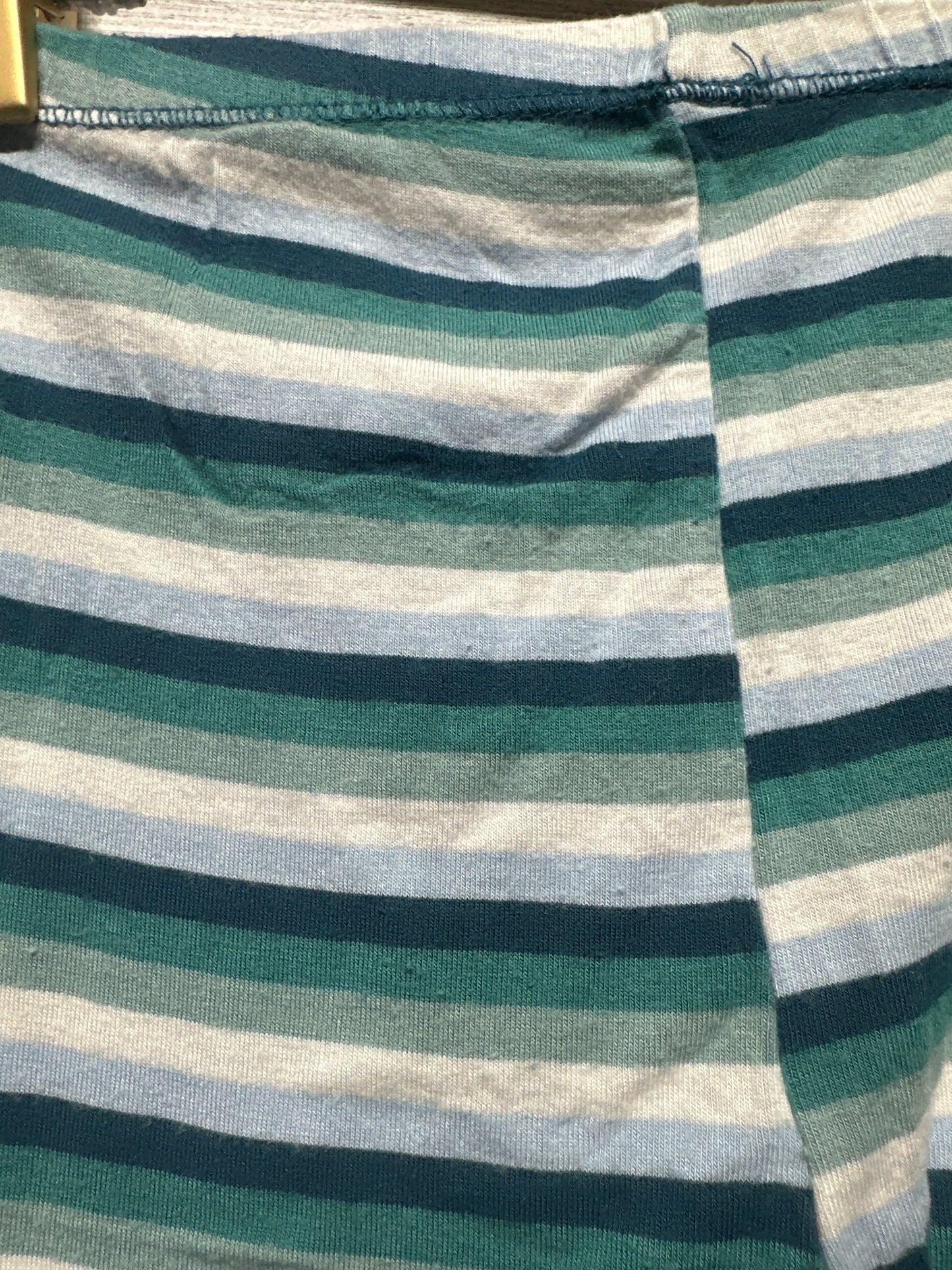 Size 5 Kickee Pants Striped Bamboo Pajama Set - Good Used Condition*