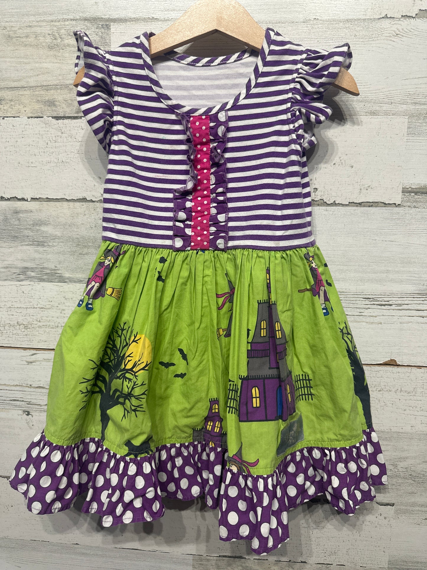 Girls Preowned Size 3-4 Eleanor Rose Halloween Dress - Play Condition**