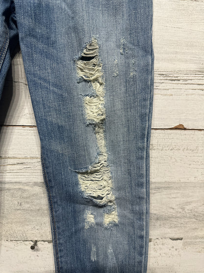 Girls Size 10 Abercrombie Distressed Jeans - Good Used Condition