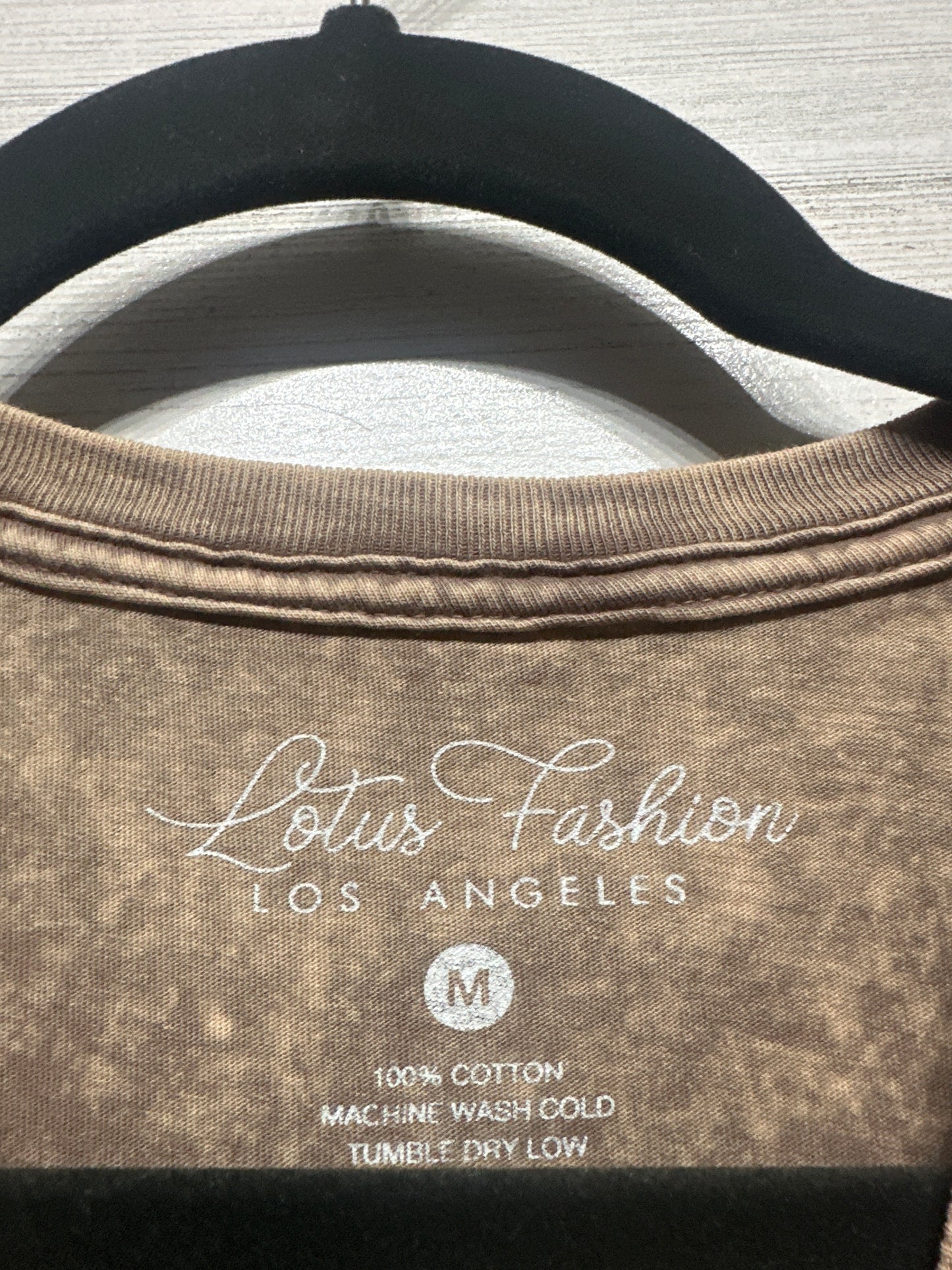 Women's Size Medium Lotus Fashion But First Football Shirt - Very Good Used Condition