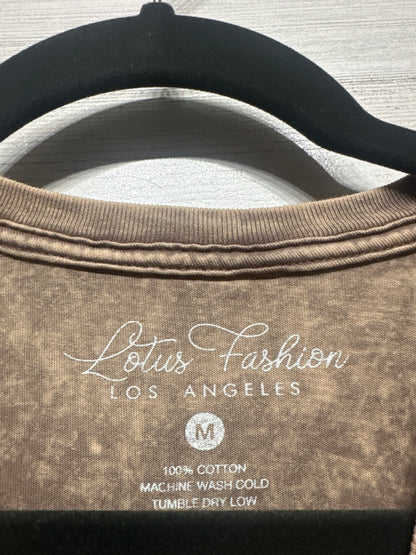 Women's Size Medium Lotus Fashion But First Football Shirt - Very Good Used Condition