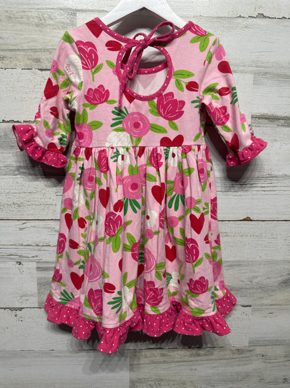 Size 5/6 Eleanor Rose Floral Dress - Very Good Used Condition