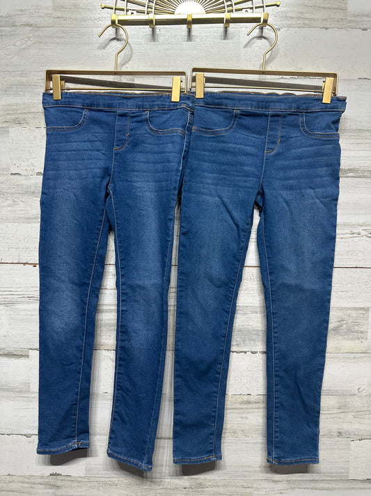 Girls Size 10 Regular Levi’s Pull On Jeggings With Adjustable Waist - Lot (2 Pieces) - Good Used Condition*