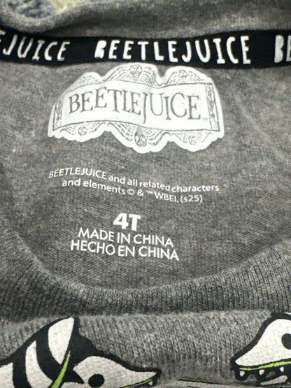 Beetlejuice Girls 4t Outfit Set GUC*