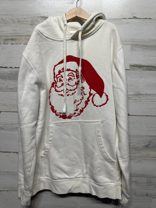 Oversized Santa Hoodie - Independent Trading Company - Women's Size Small - Good Used Condition
