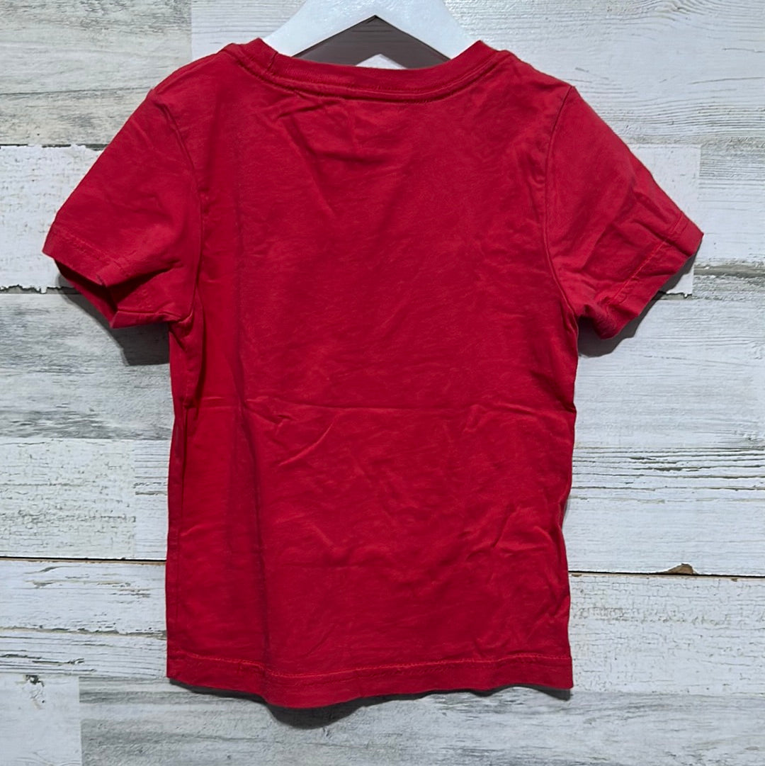 Boys Size Small (5) Quicksilver red tee - good used condition