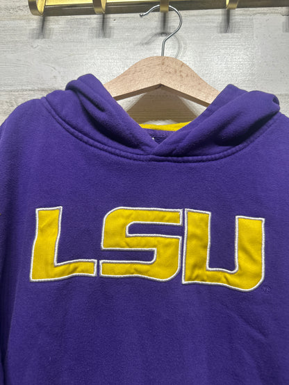 Size 12-14 (Youth Medium) Stadium Athletics Embroidered LSU Tigers Hoodie - Good Used Condition*