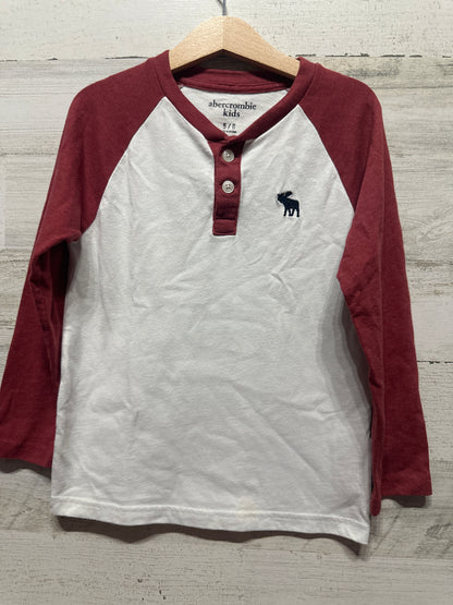 Boys Size 5/6 Abercrombie Henley Shirt - Play Condition**