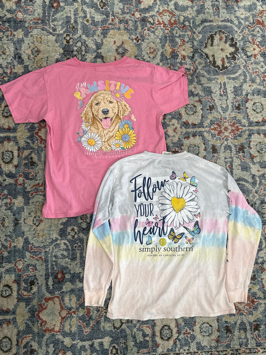 Simply Southern Girls Youth Large Bundle GUC