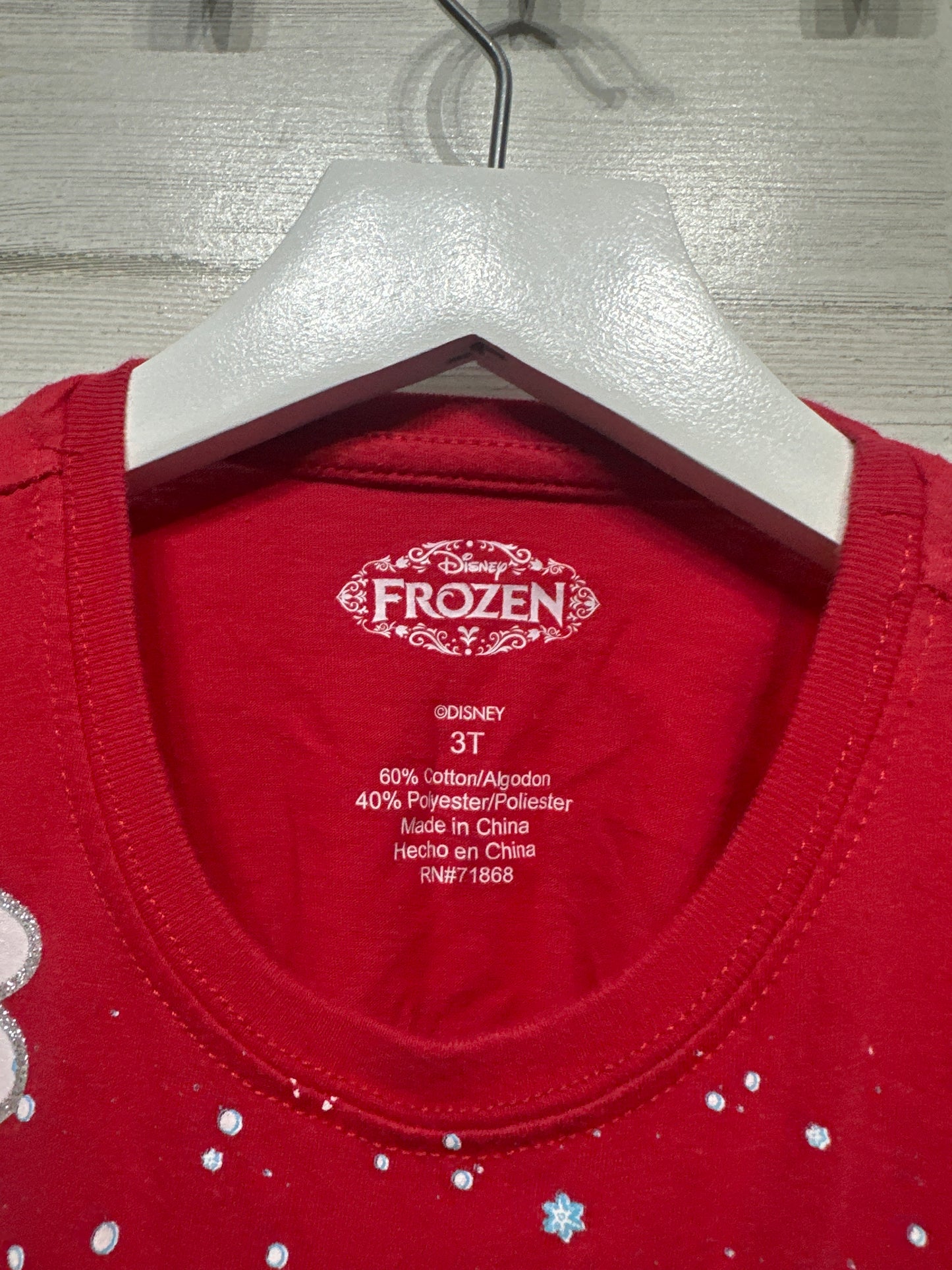 Girls Size 3t Disney Frozen Olaf Believe Shirt - Very Good Used Condition