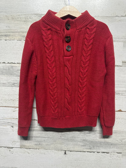 Boys Size 5-6 Kapital K Red Sweater - Good Used Condition