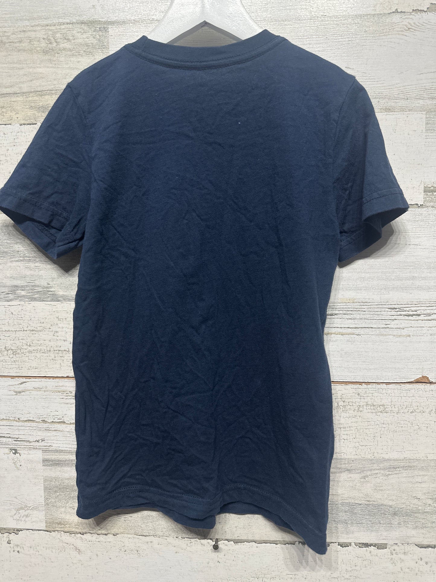 Boys Size 7 Quicksilver Navy Shirt - Very Good Used Condition