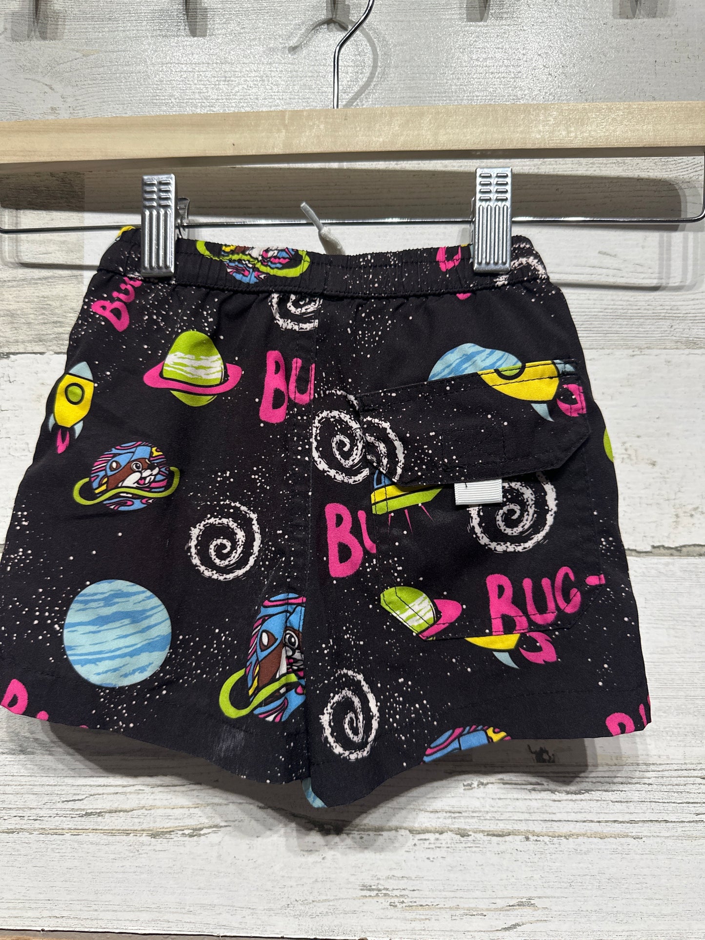 Boys Preowned Size 2t Buc-ees Swim Trunks - Good Used Condition