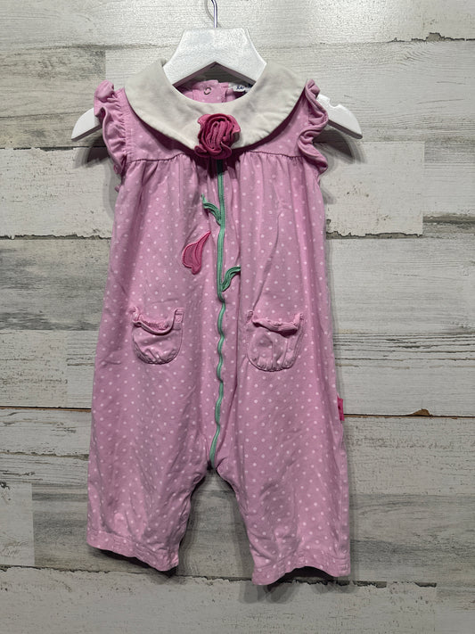 Girls Preowned Size 24m Le Top Romper - Good Used Condition