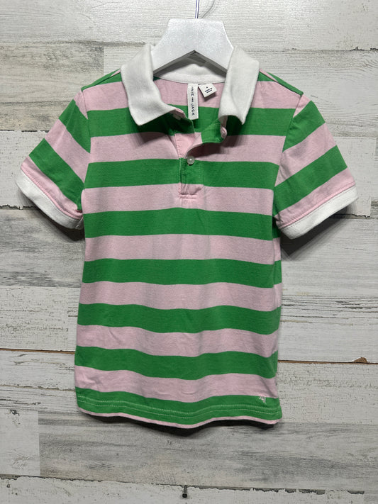 Girls Size 4 Janie and Jack Striped Polo Shirt - Good Used Condition