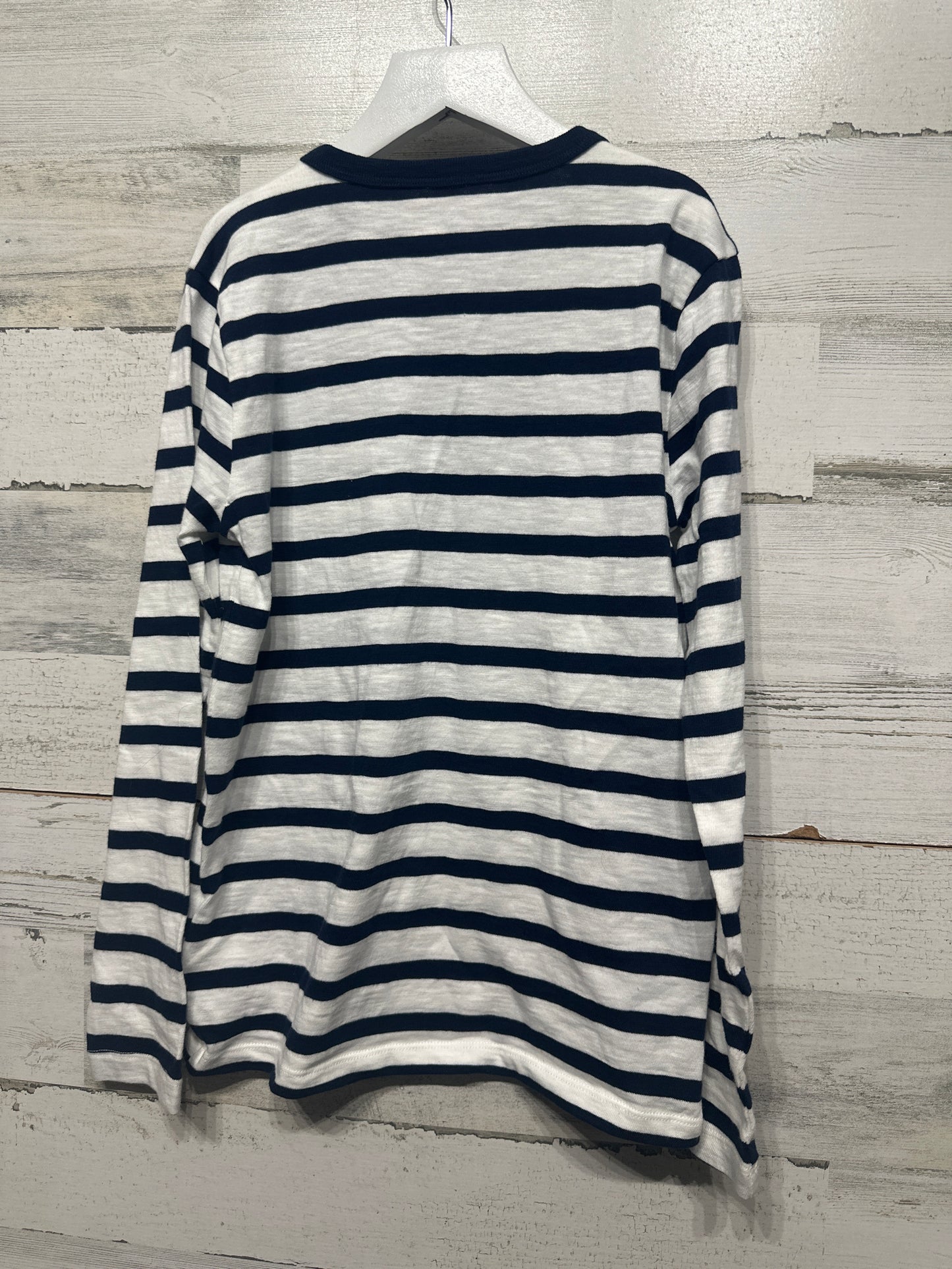 Boys Preowned Size Medium Crewcuts Striped Long Sleeve Shirt - Play Condition**