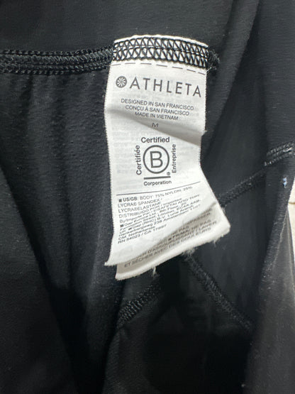 Women's Size Medium Athleta Black Elation Pant - Very Good Used Condition
