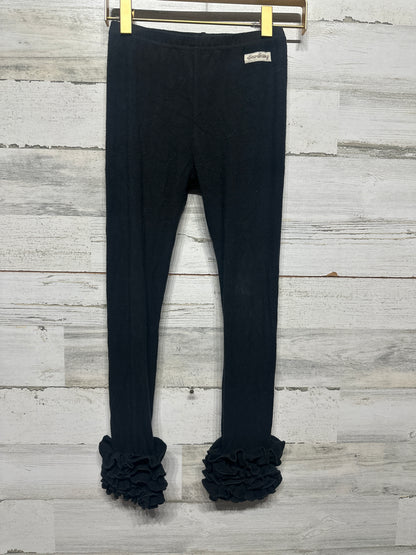 Size 8 Sew Sassy Black Ruffle Leggings - Good Used Condition*
