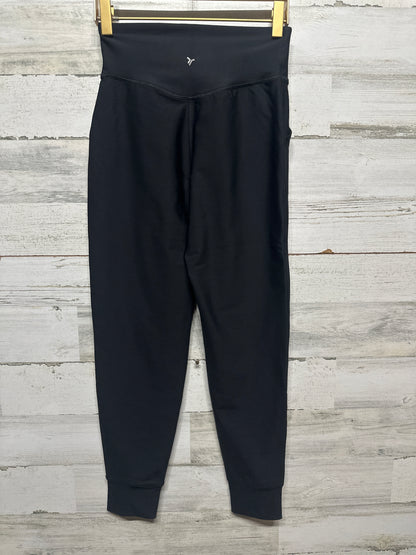 Girls Size 10-12 Large Old Navy Active Powersoft High Rise Go-Dry Black Joggers - Very Good Used Condition