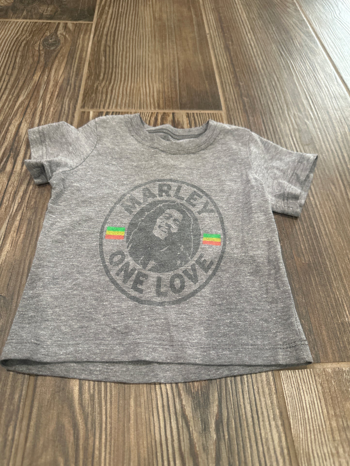 Boys Preowned 12m One Love Bob Marley T-Shirt - Good Used Condition