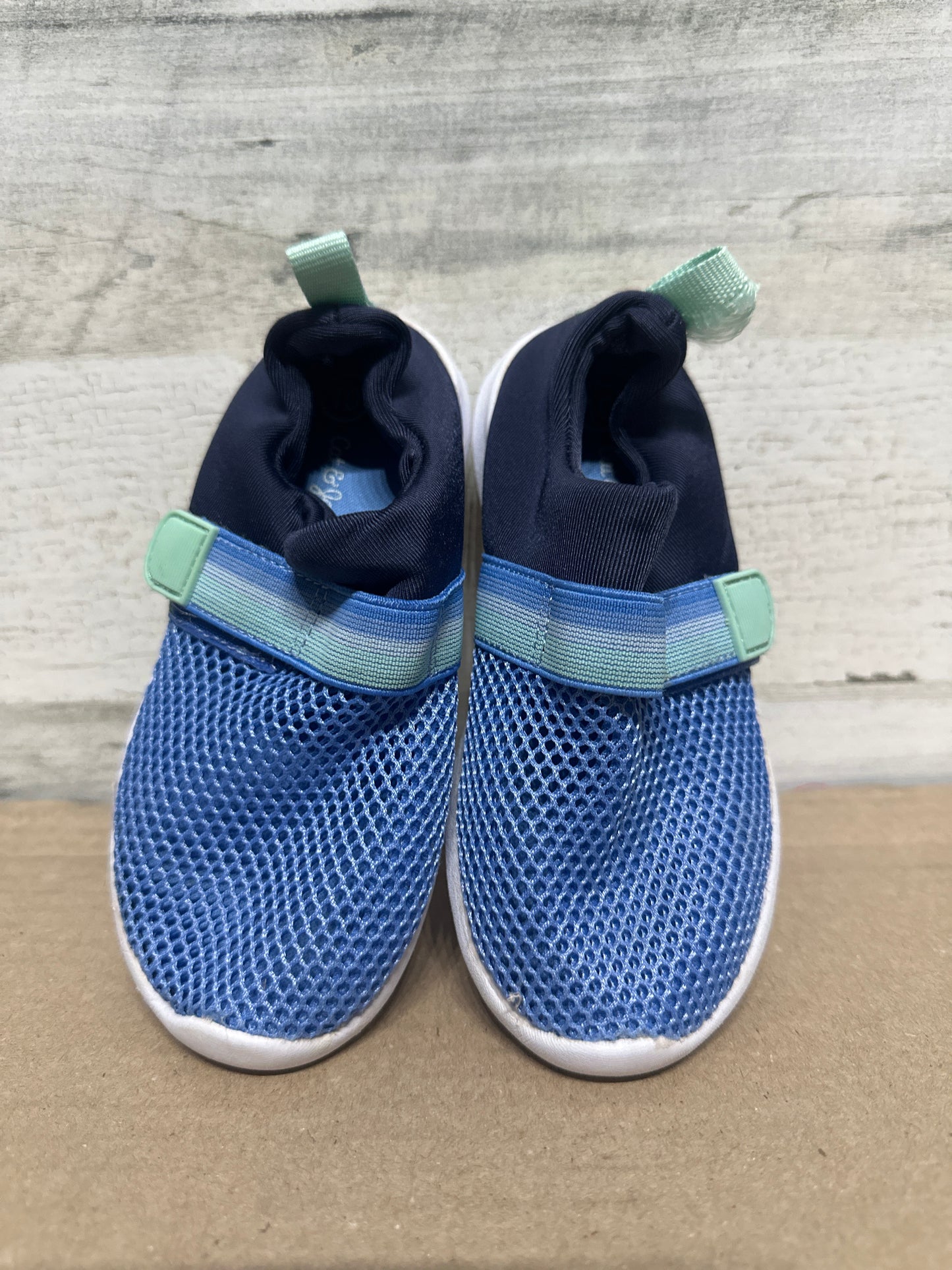 Size 10 (Toddler) Cat and Jack Blue Water Shoes Shoes  - Good Used Condition