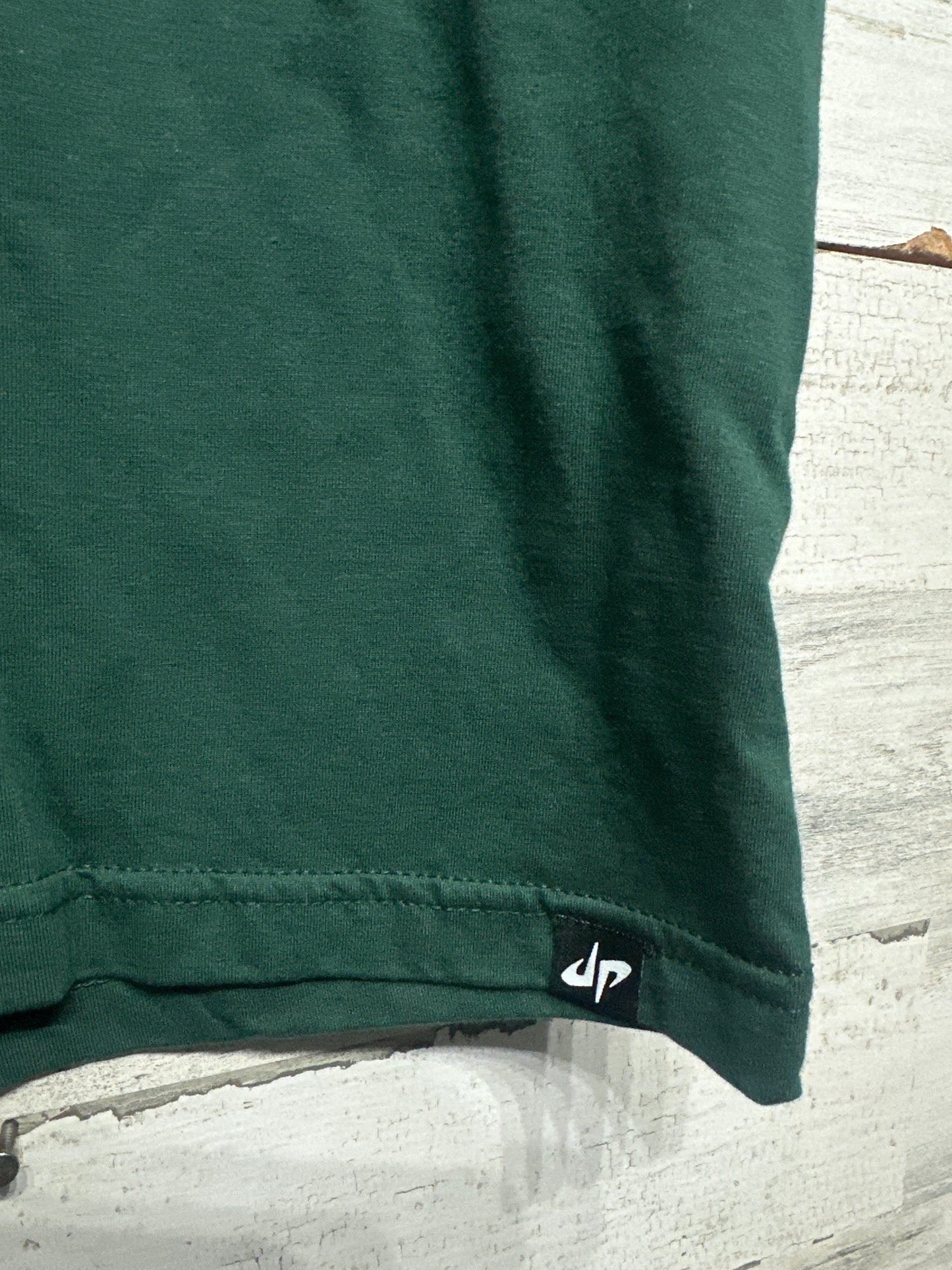 Boys Size Small (6-7) Dude Perfect Dark Green TShirt - Very Good Used Condition