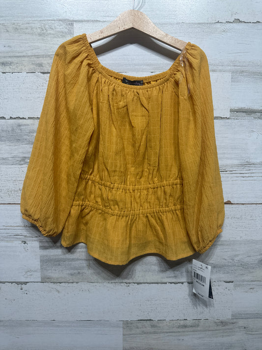 Girls Size Medium Xtraordinary Mustard Shirt - New With Tags