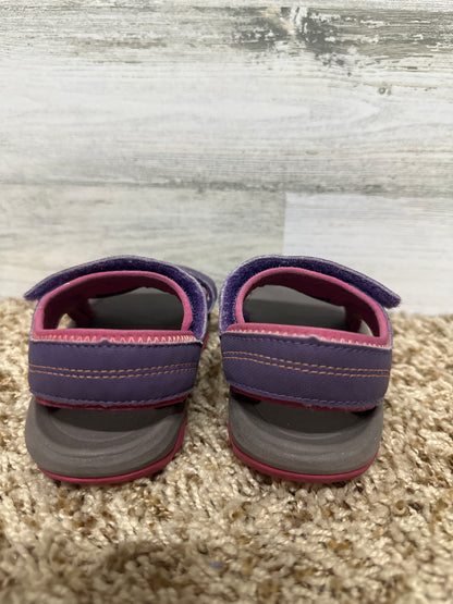 Girls Size 8 Toddler Preowned Teva Sandals - Good Used Condition