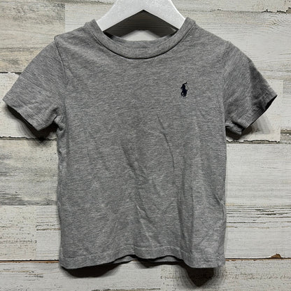 Boys Size 24m Ralph Lauren Grey T-Shirt - Good Used Condition