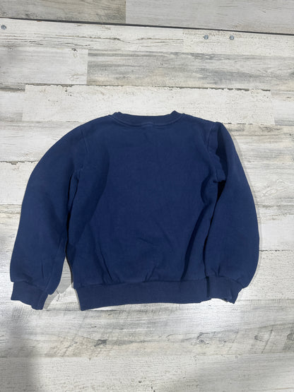 Lola + The Boys Navy Blue Spiderman/Captain America Flip Sequin Sweatshirt - Girls Size 8 - Very Good Used Condition