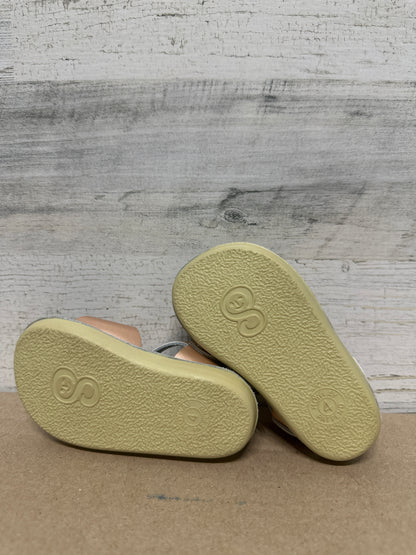 Girls Size 4 Toddler Sun San Rose Gold Surfer Sandals - New Without Box