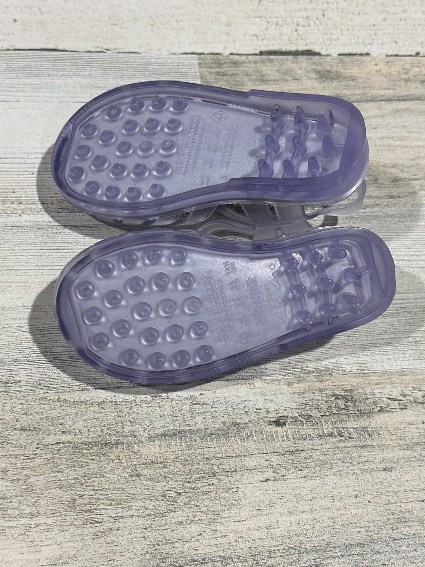 Mini Melissa Clear Jelly Sandals - Toddler Girls Size 8 - New Without Box
