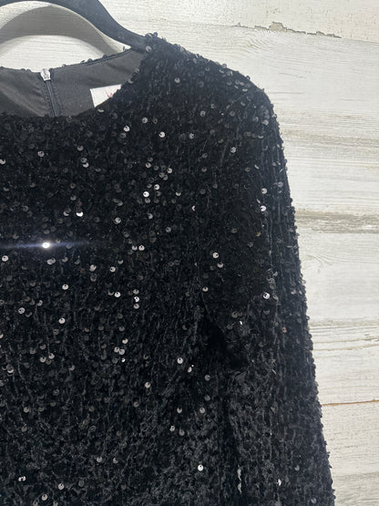 Women’s Large Jess Lea Black Sequin Dress - Good Used Condition