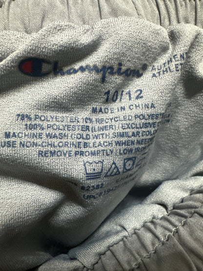Girls Size 10/12 Champion Grey Active Shorts - Very Good Used Condition