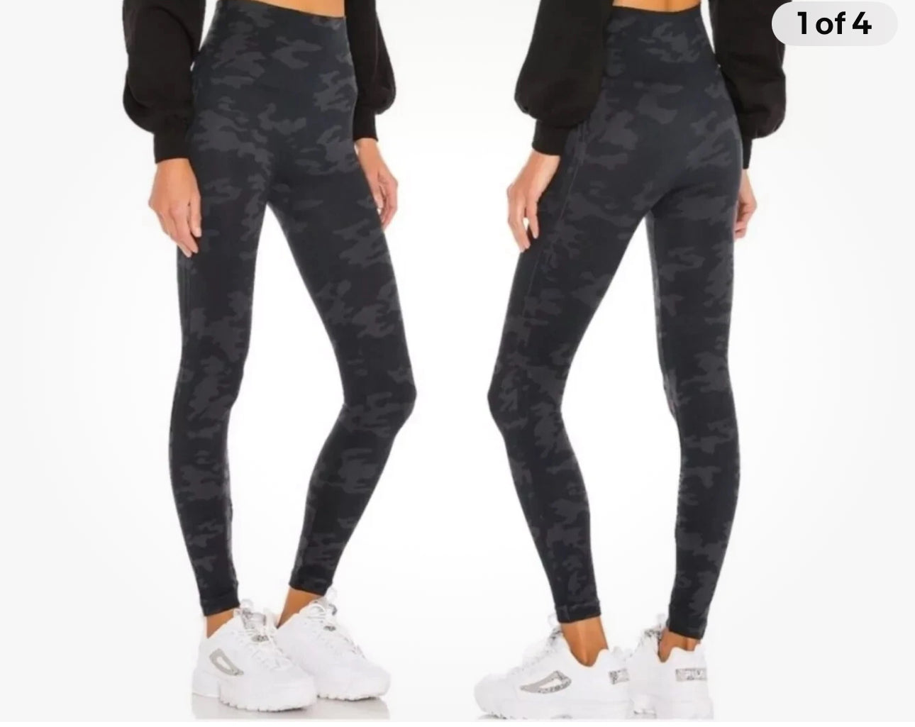 Women's Size Medium Camo Spanx Leggings - Very Good Used Condition
