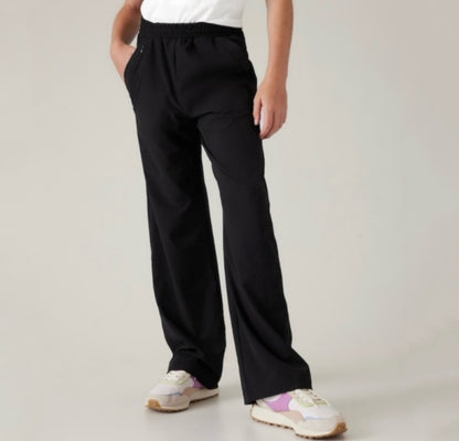 Girls Size 12 (Large) Athleta Girl Good Days Pants in Black - New With Tag