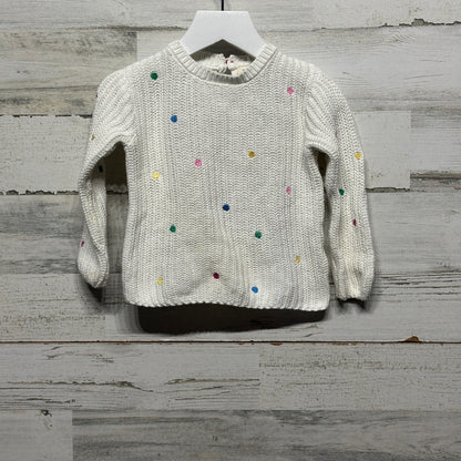 Girls Size 12-18m Young Impressions Polka Dot Sweater - Good Used Condition