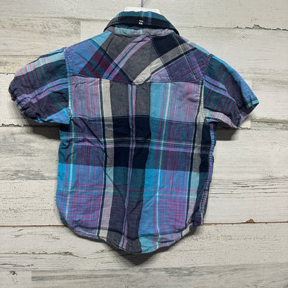 Boys Size 3t Billabong Plaid Shirt - Good Used Condition