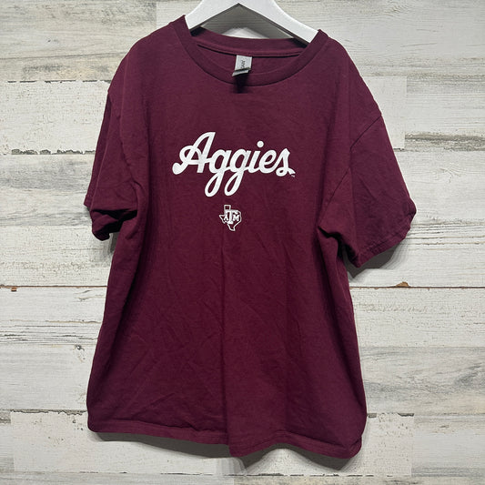 Boys Size Youth Large Aggies Texas ATM Tee - Good Used Condition