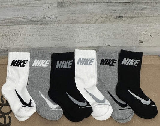 Nike Toddler Socks - 6 Pair - New Without Tags