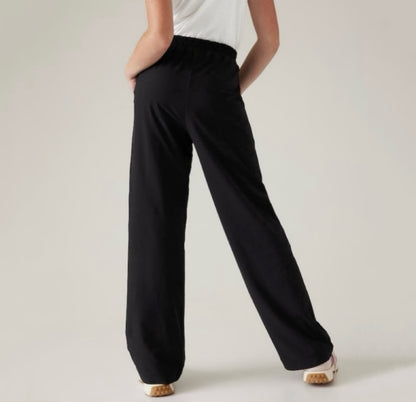 Girls Size 12 (Large) Athleta Girl Good Days Pants in Black - New With Tag