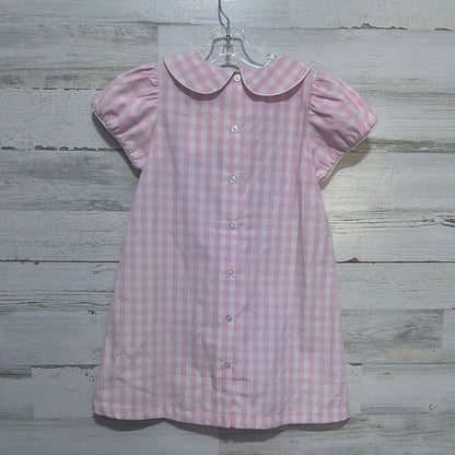 Girls Size 6x True brand pink gingham dress with bow embroidery on collar - new with tags